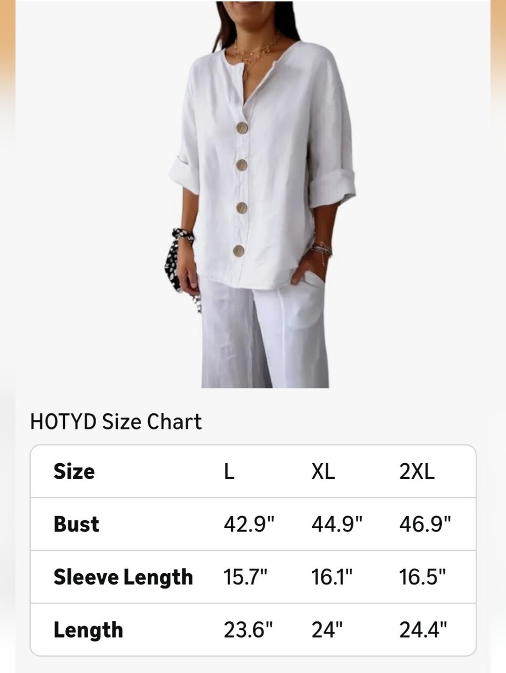 Amazon White Tunic Top - Picture 5 of 8